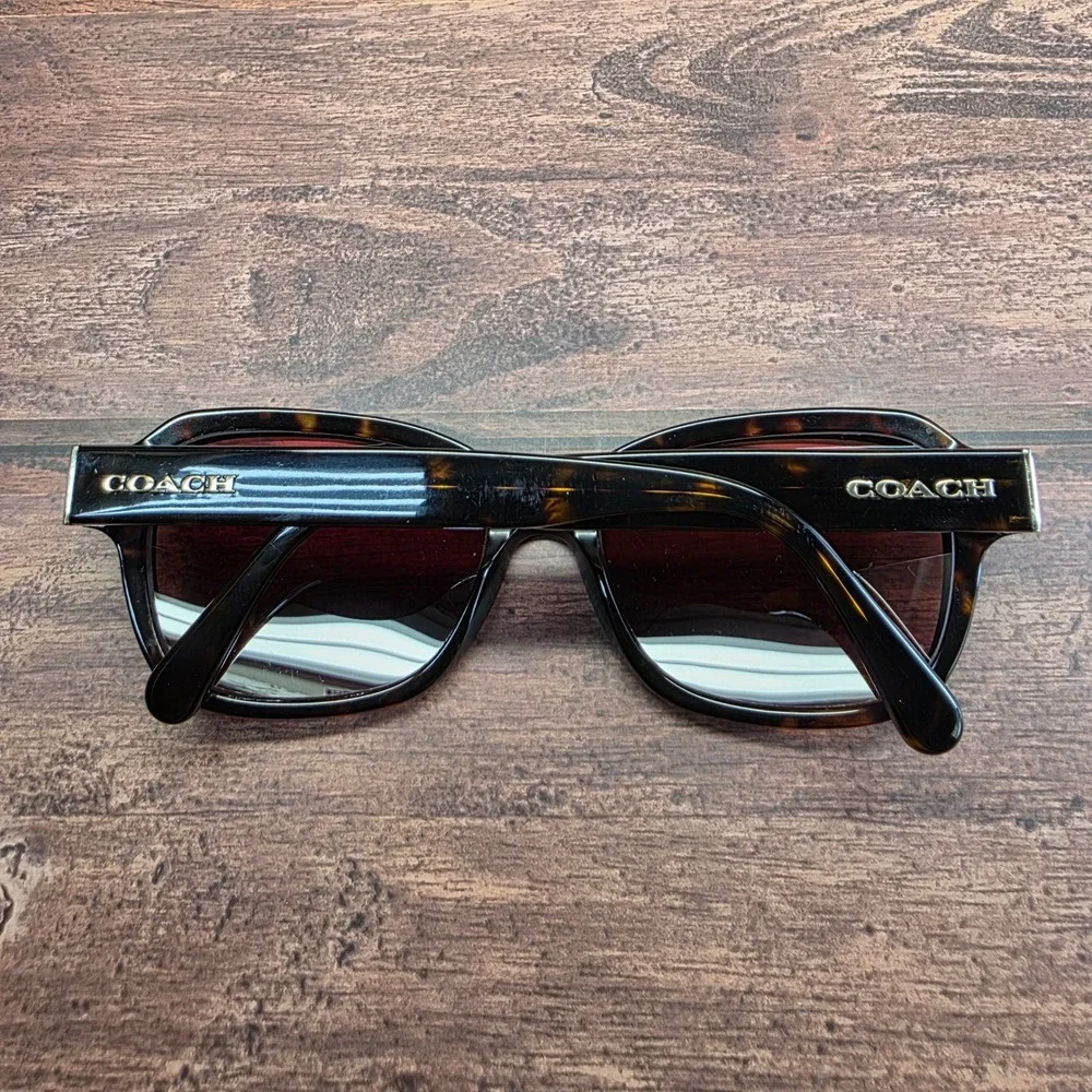 Coach HC 8232 L1010 Dark Tortoise Square Sunglasses 56-17-140 FRAMES ONLY